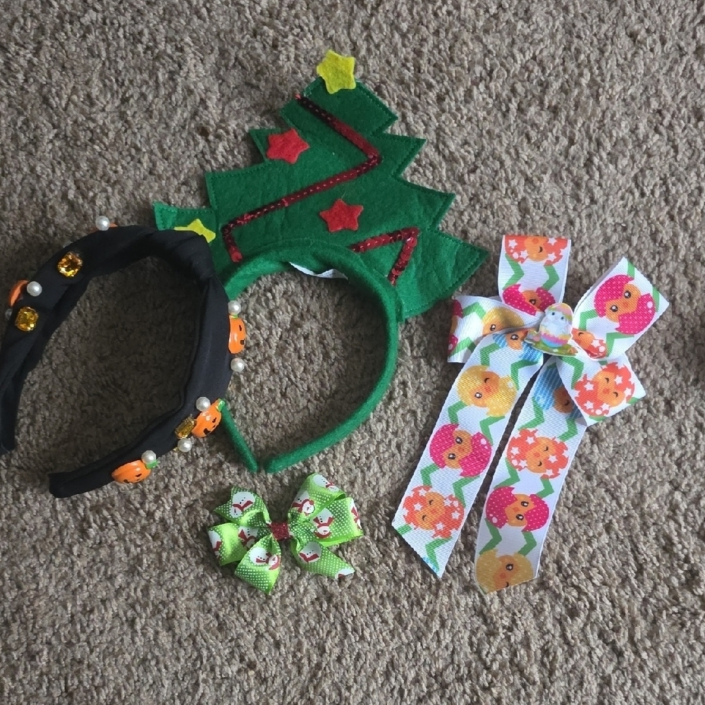 Colorful Kids Hair Accessories Set - Picture 4 of 16